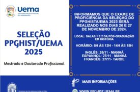 EXAME DE PROFICIÊNCIA – DATA E LOCAL