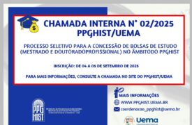 Processo seletivo para concessão de bolsa – Chamada Interna N° 02/2025