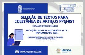 SELEÇÃO DE TEXTOS PARA COLETÂNEA DE ARTIGOS PPGHIST