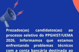 Informes – Seleção PPGHIST/UEMA 2026