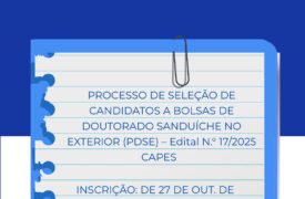 BOLSA DE DOUTORADO SANDUÍCHE