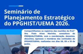Seminário de Planejamento Estratégico PPGHIST/UEMA 2026