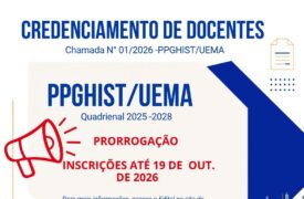 Prorrogação – Edital de Credenciamento de docentes